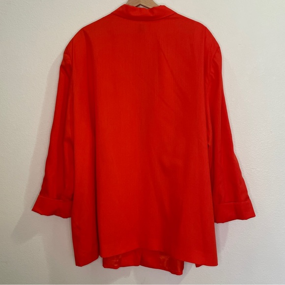Vintage Koret Two Button Long Sleeve Blazer - Orange - Picture 2 of 15